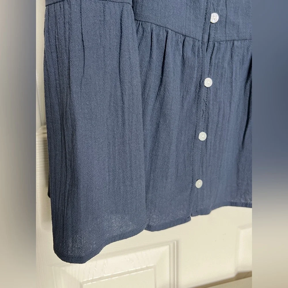 👗 NWT! Blue  Ruffle Cottage Dress